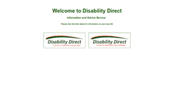 Desktop Screenshot of disabilitydirect.com