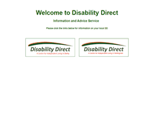 Tablet Screenshot of disabilitydirect.com